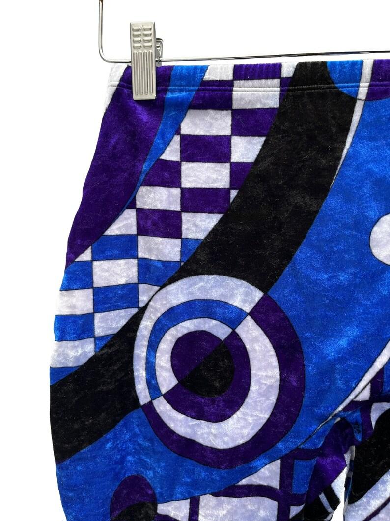 Emilio Pucci Crushed Velvet Stirrup Leggings, Circa 1970s For Sale 2