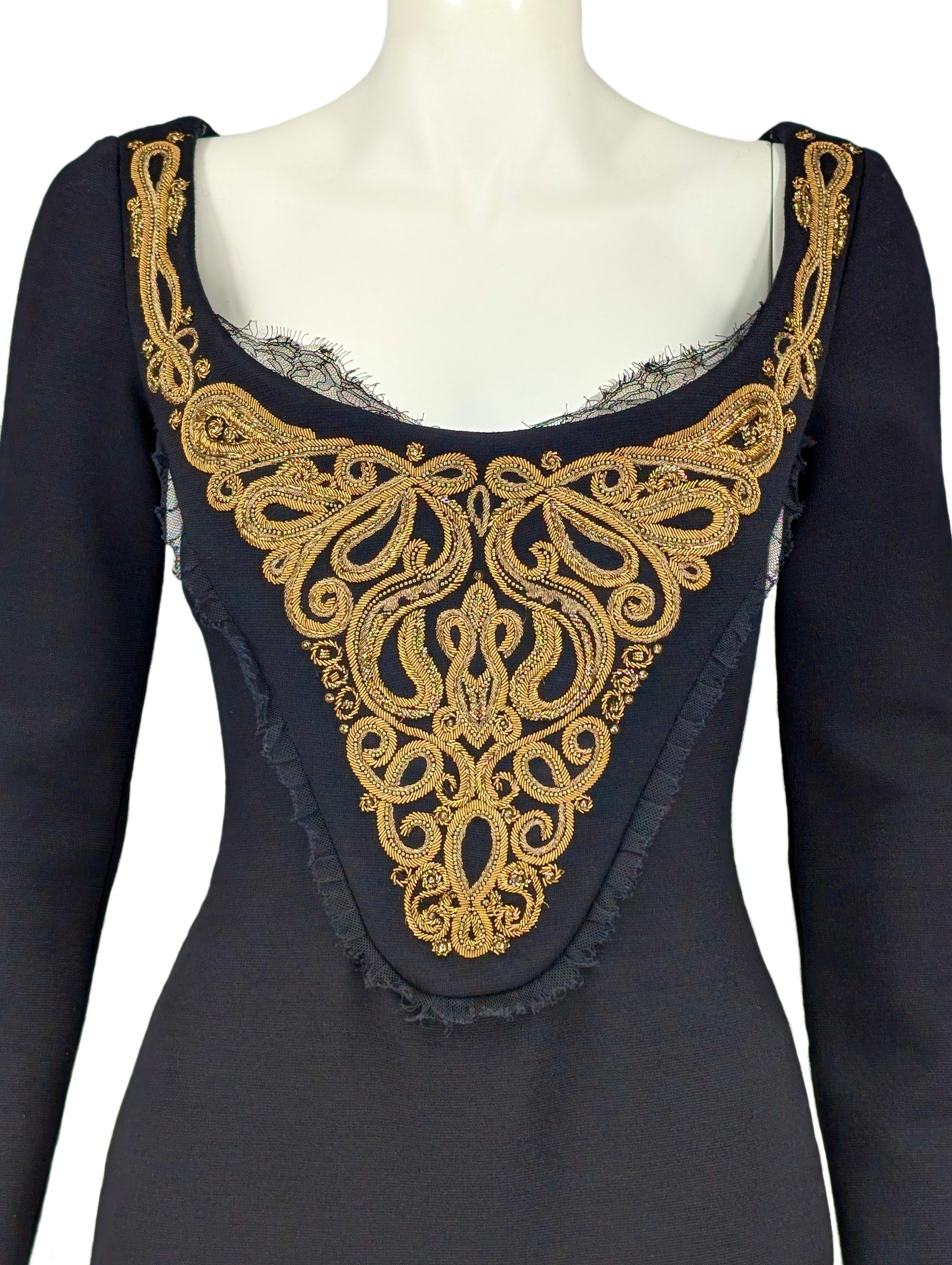 Emilio Pucci dark blue dress F/W 2011 In Excellent Condition For Sale In Rubiera, RE