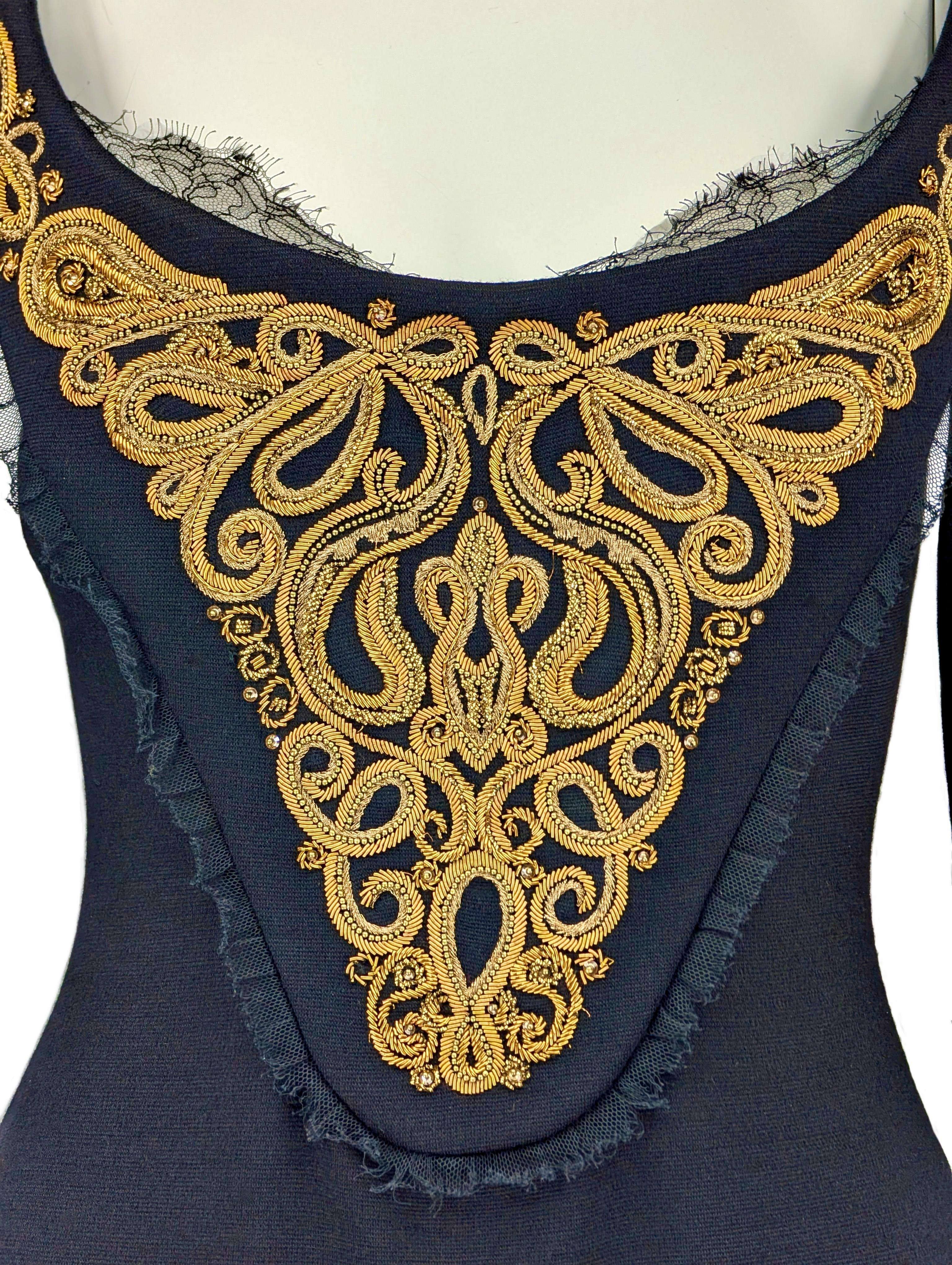 Women's Emilio Pucci dark blue dress F/W 2011 For Sale