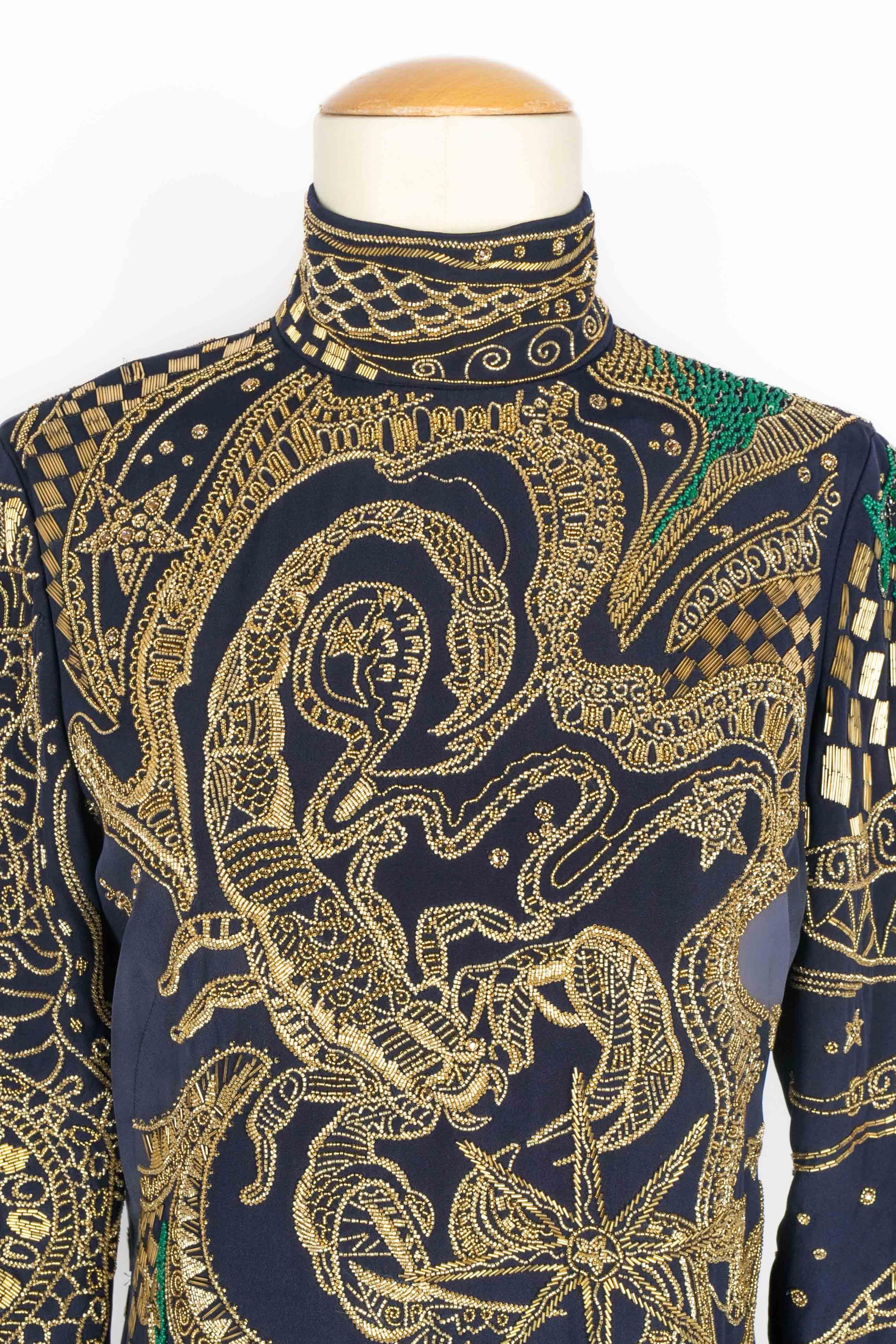 Emilio Pucci Kleid Herbst 2015 (Grau) im Angebot