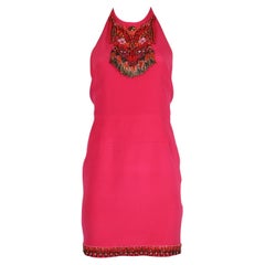 Emilio Pucci Embellished Silk Mini Dress It 38 Uk 6
