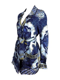 Emilio Pucci Fall 2012 Printed silk kimono