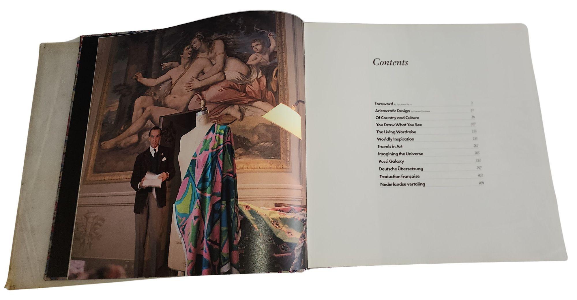 Italian EMILIO PUCCI Fashion Story Limited Edition Covered the Pucci Print Collection For Sale
