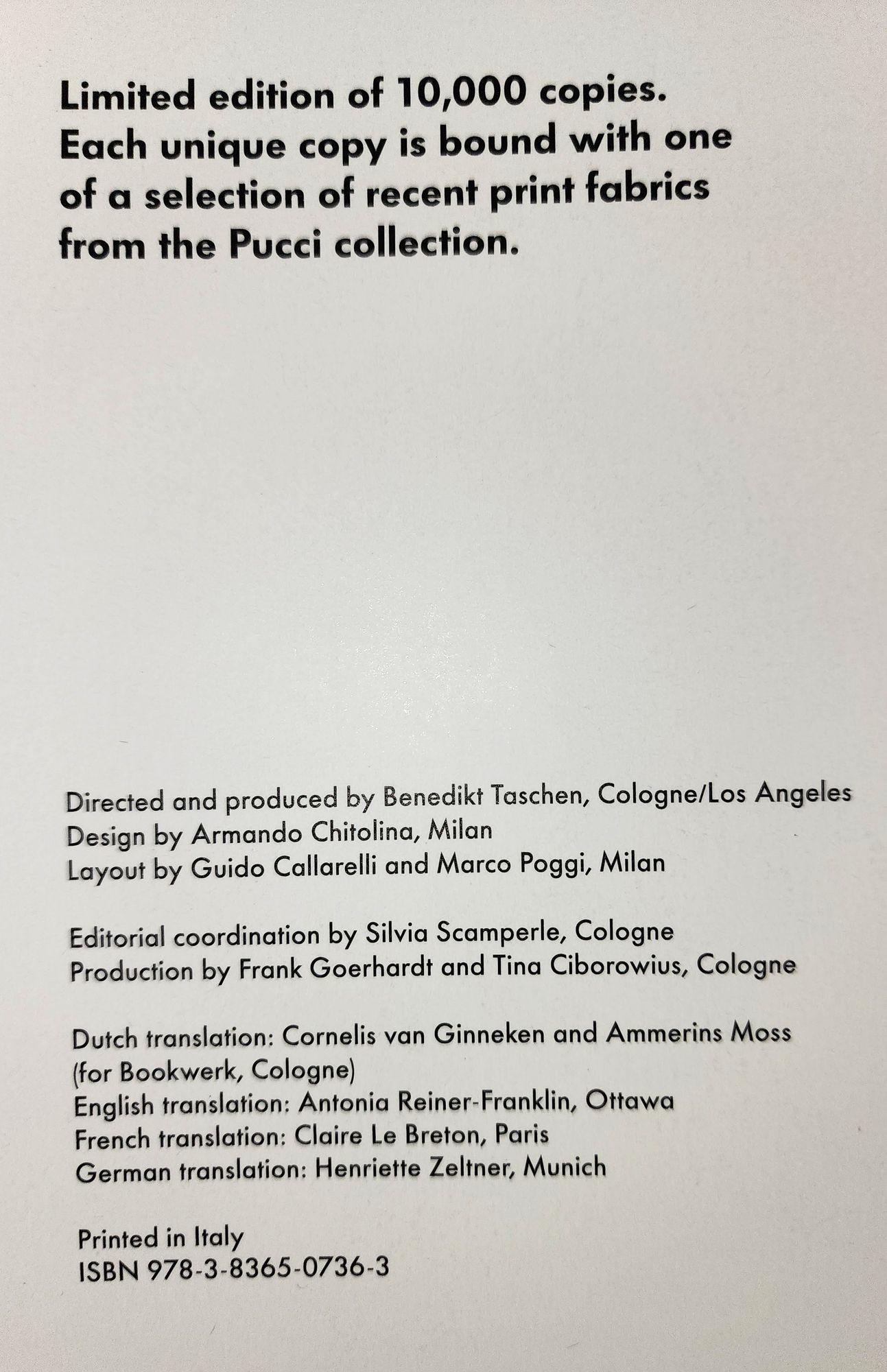 XXIe siècle et contemporain EMILIO PUCCI Édition limitée couvre la collection imprimée Pucci en vente