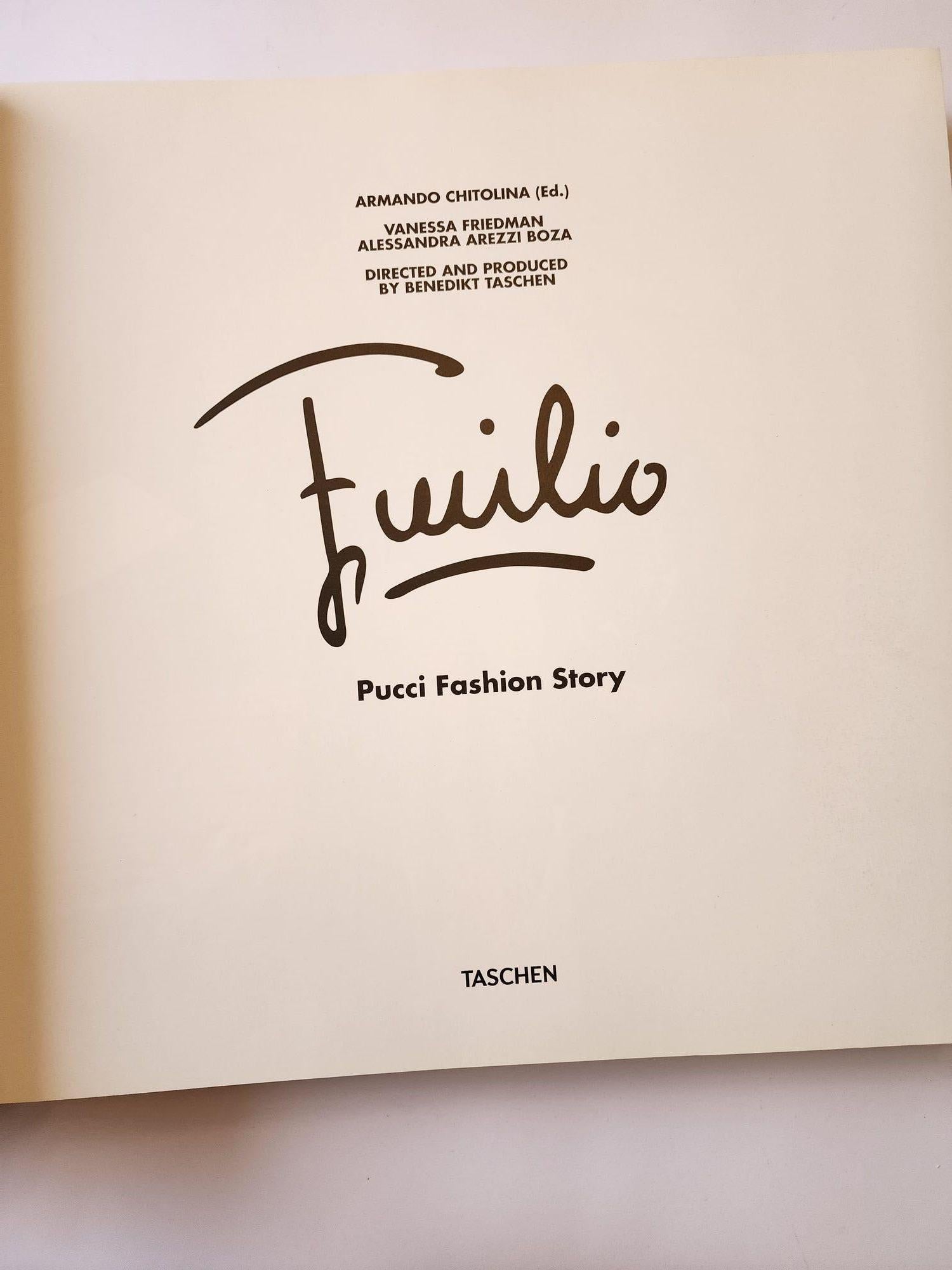 Emilio Pucci Fashion Story Oversized Book by Vanessa Friedman Taschen 2010 For Sale 3