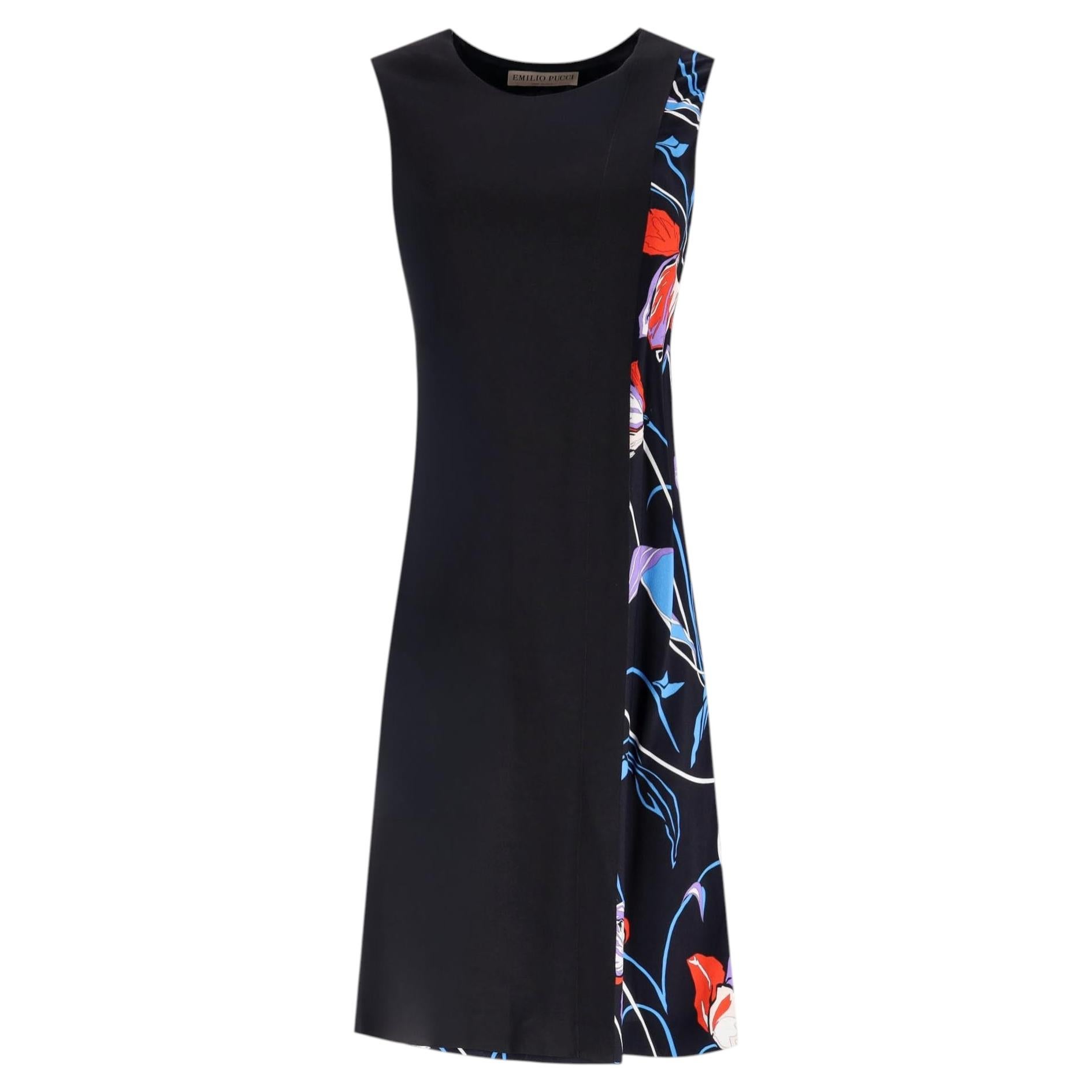 Emilio Pucci Floral Panel Shift Dress