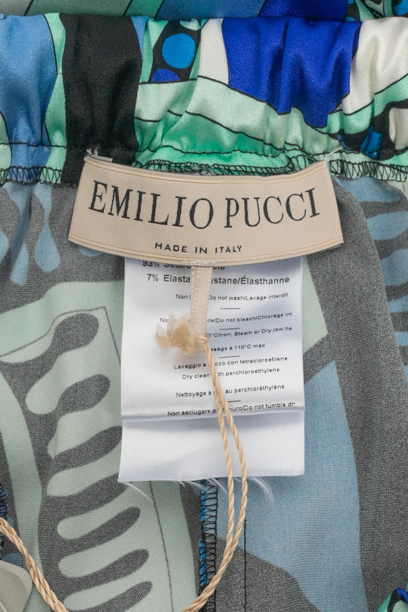 Emilio Pucci Fließende Hose im Angebot 4