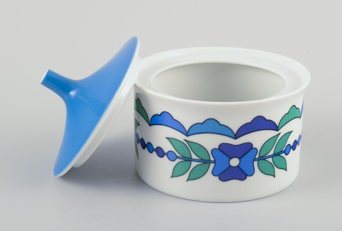 Emilio Pucci für Rosenthal Studio-Linie. Kaffeekanne, Zuckerdose und Milchkännchen. (Deutsch) im Angebot