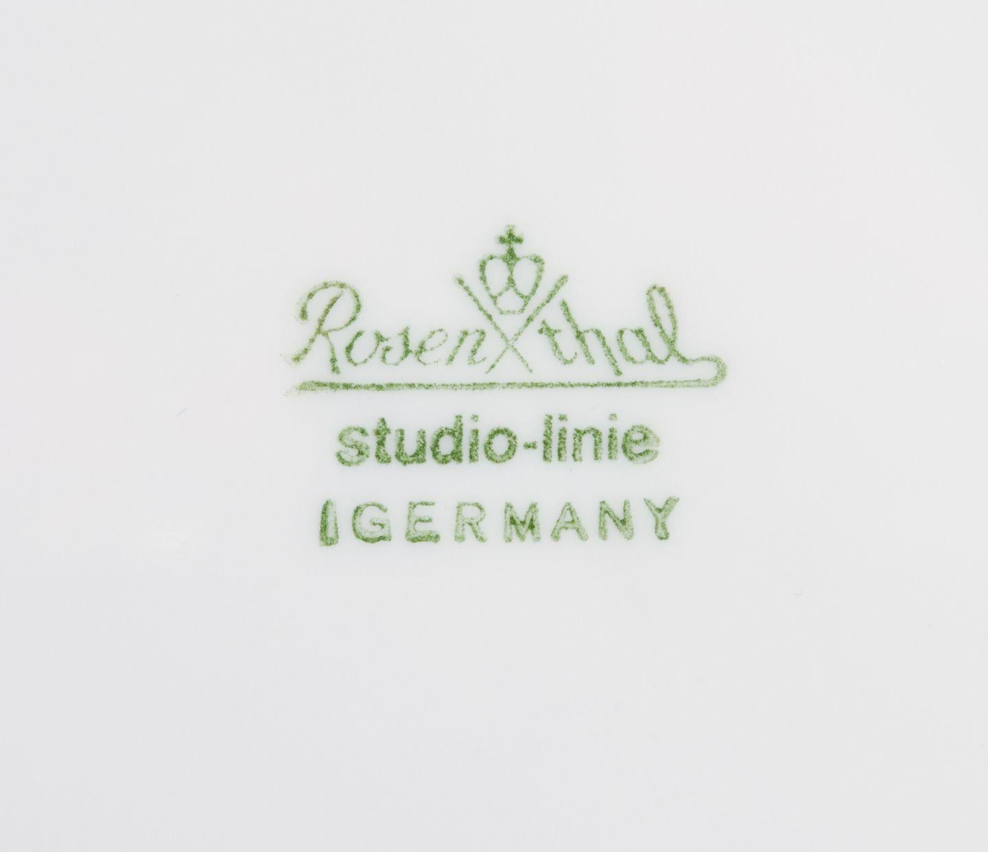 Emilio Pucci für Rosenthal Studio-Linie, Deutschland. Kaffeeservice aus Porzellan. im Angebot 1