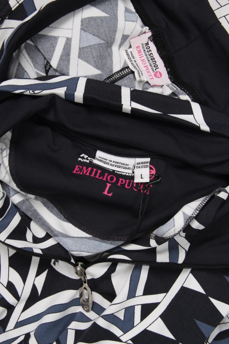 Emilio Pucci for Rossignol 'Monica' half-zip stretch two-piece