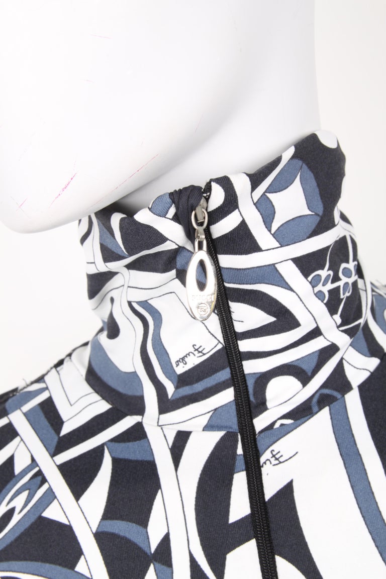 Emilio Pucci for Rossignol 'Monica' half-zip stretch two-piece