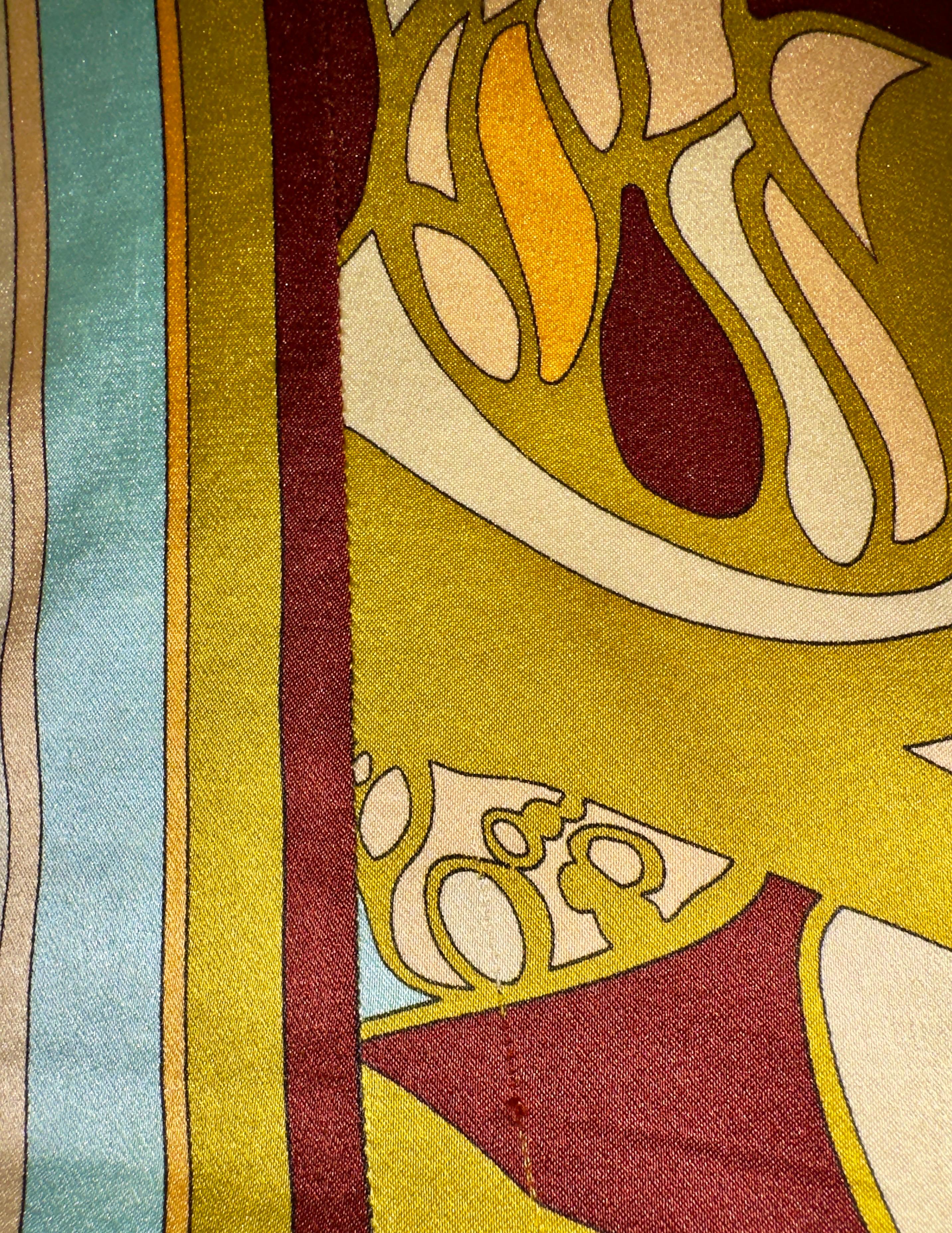 EMILIO PUCCI FW 2003 Signature Print Seidenkleid 42 im Angebot 4