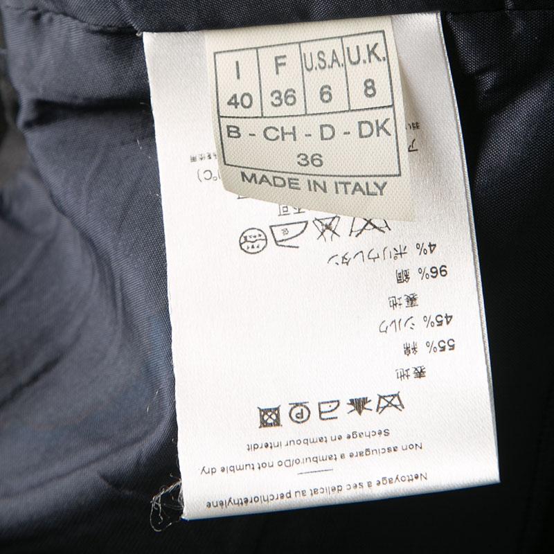 Emilio Pucci Geometric Printed Satin Pocket Detail Shift Dress S 1