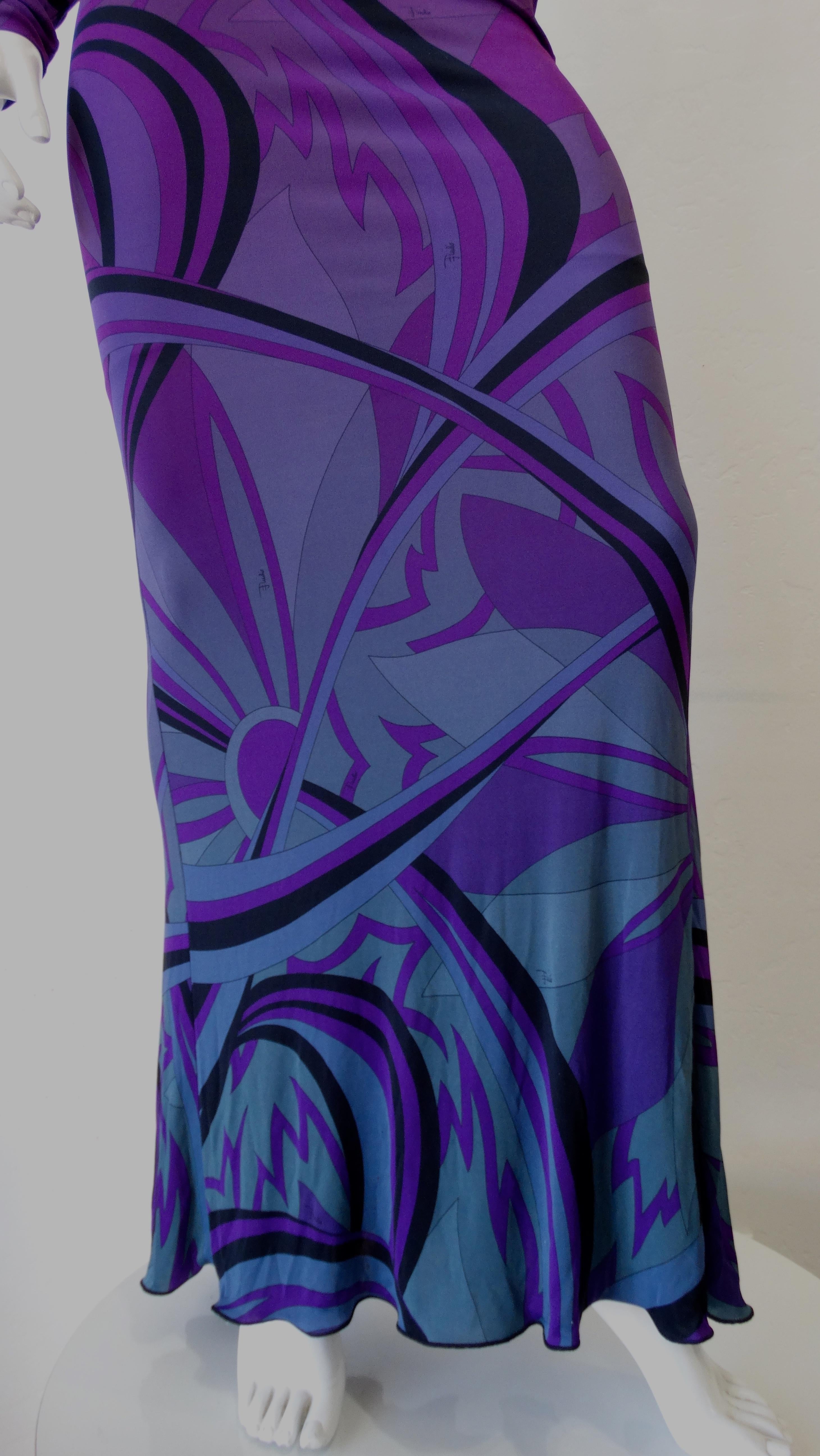 Women's Emilio Pucci Fall 2010 Runway Printed Gown