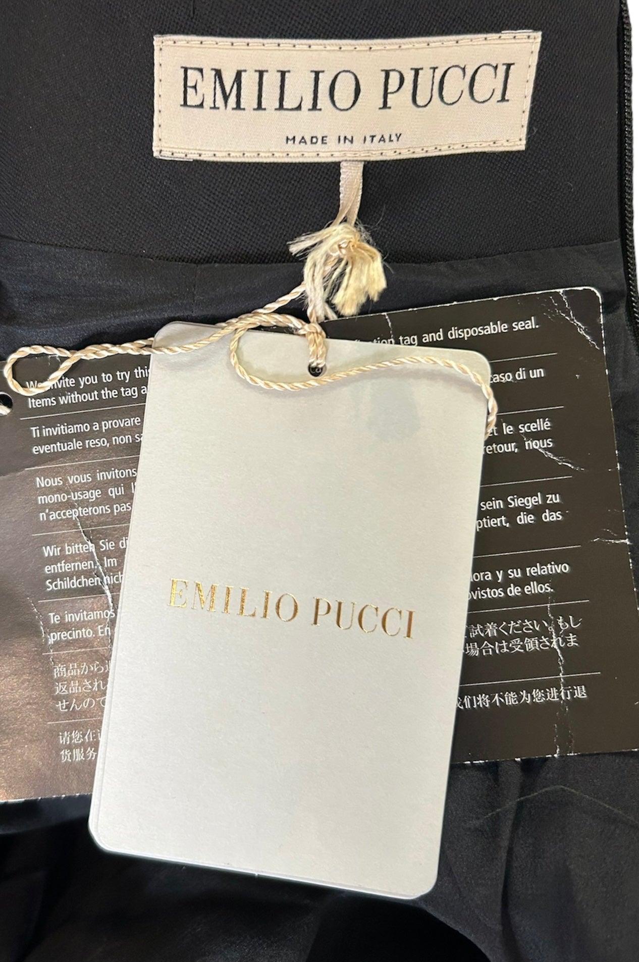 Emilio Pucci Stark perlenbesetzter, kommemerativer Rock, Neu/Alt, 2014 im Zustand „Neu“ im Angebot in Los Angeles, CA
