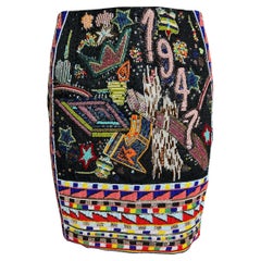 Emilio Pucci Stark perlenbesetzter, kommemerativer Rock, Neu/Alt, 2014