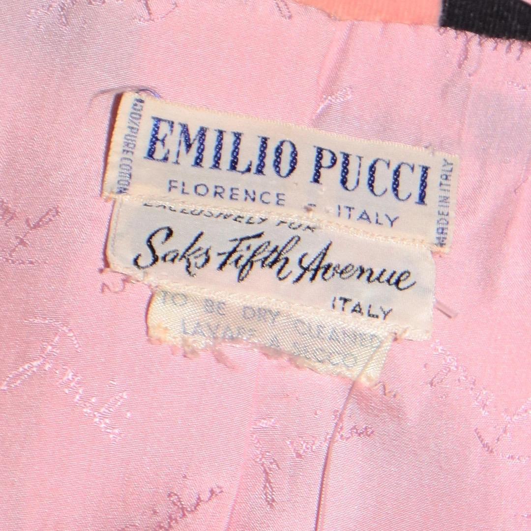 Emilio Pucci Housecoat Circa 1968-1970 In Good Condition In Los Angeles, CA