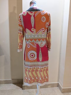 Emilio Pucci Iconic geometric origami pattern Cocktail Dress