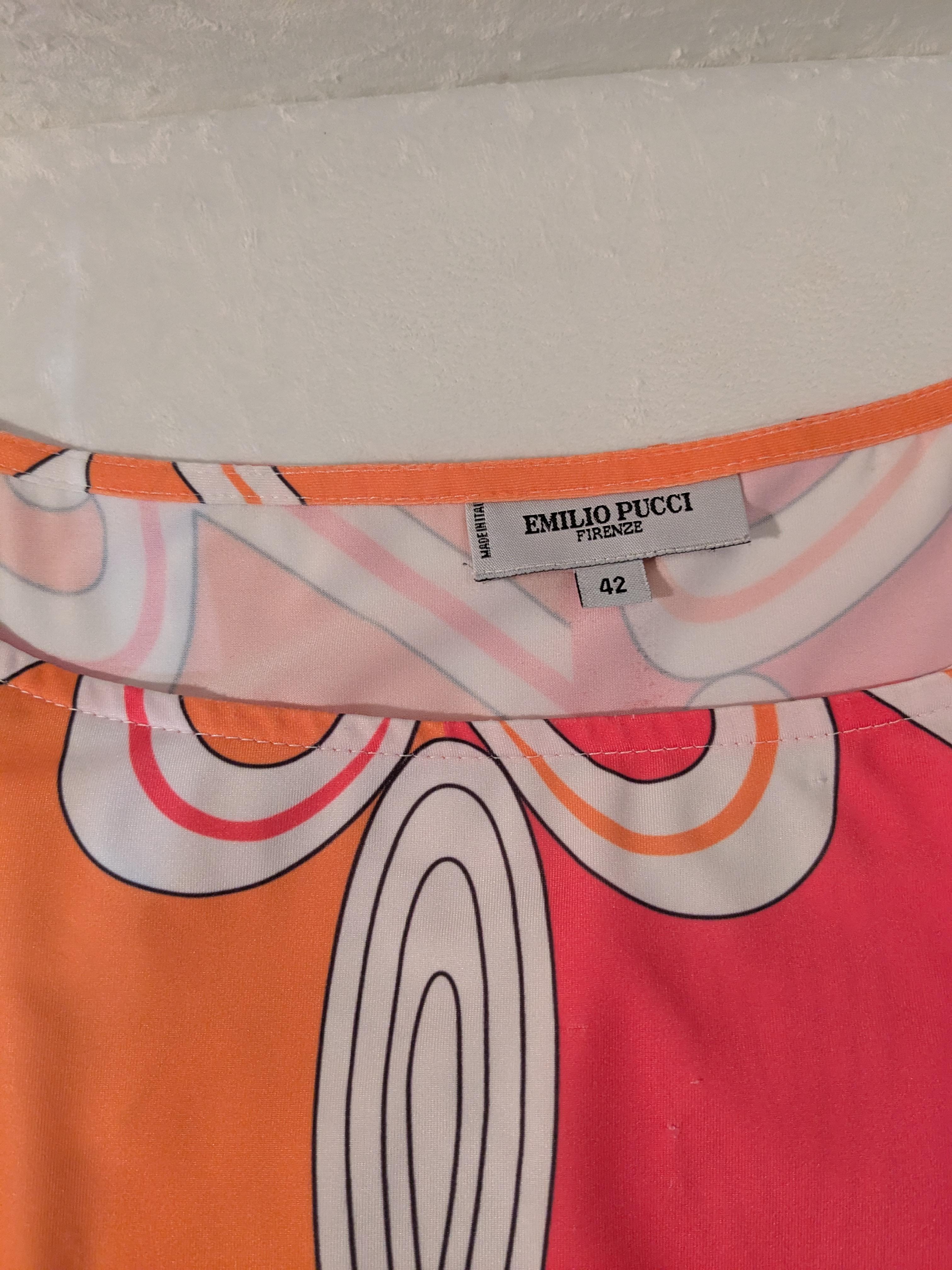 Emilio Pucci Vestido de cóctel con estampado origami geométrico icónico en Excelente estado para la venta en  Bilbao, ES