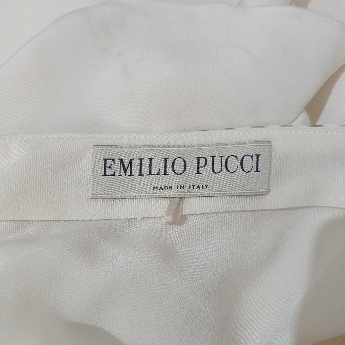 Emilio Pucci Ivory Silk Long Dress IT 40 1