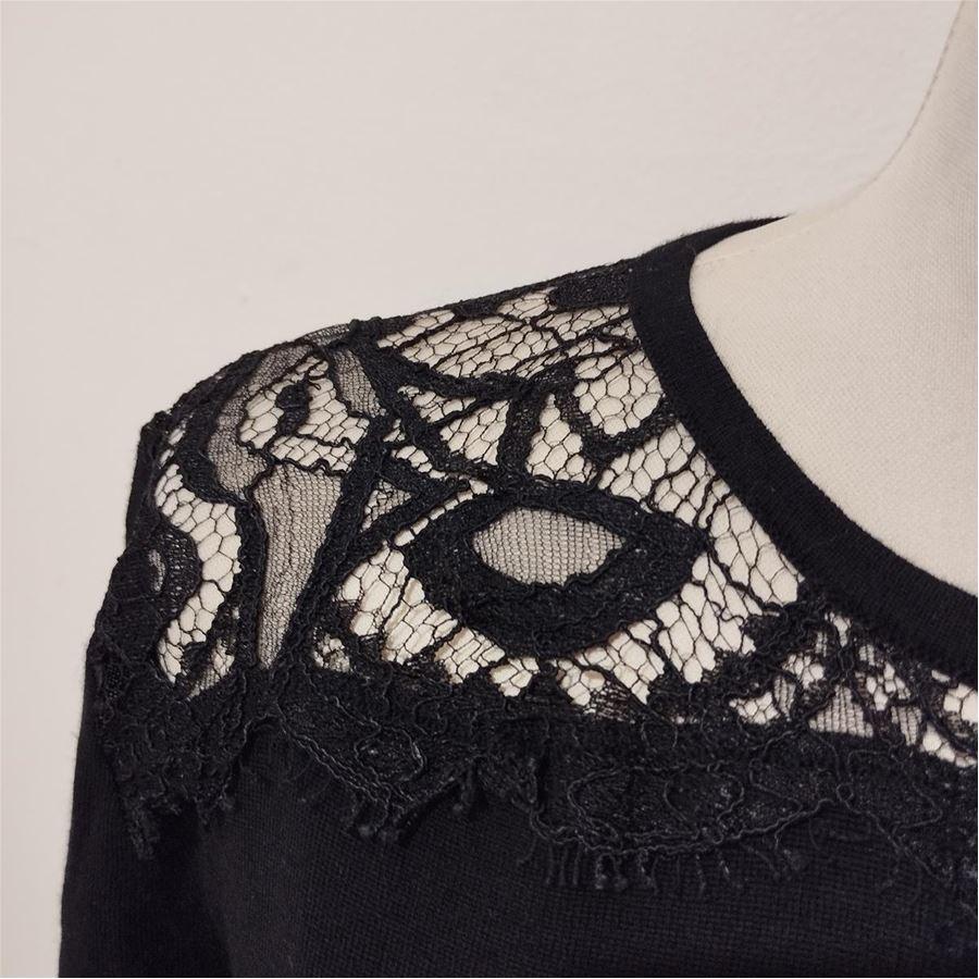 Black Emilio Pucci Lace dress size S For Sale