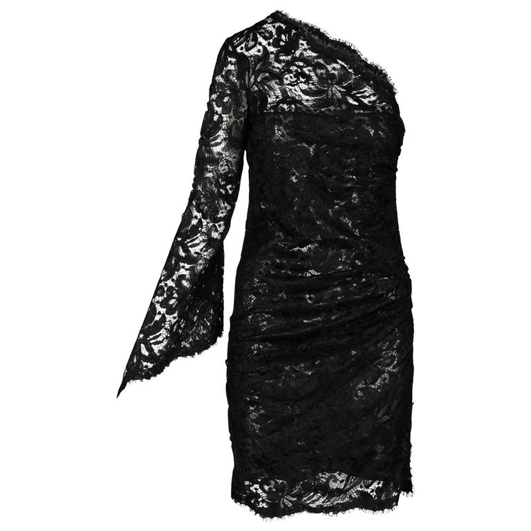 Emilio Pucci Lace-Embellished One-Shoulder Dress at 1stDibs | emilio ...