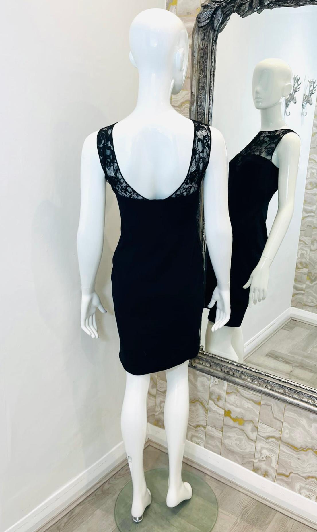Emilio Pucci Lace Embellished Sheath Dress In Excellent Condition For Sale In London, GB