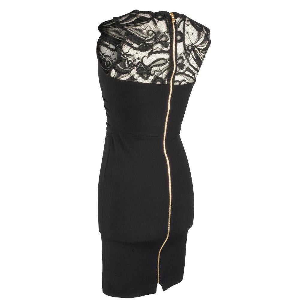 Emilio Pucci Lace Neckline Rear Zipper Dress  For Sale 1