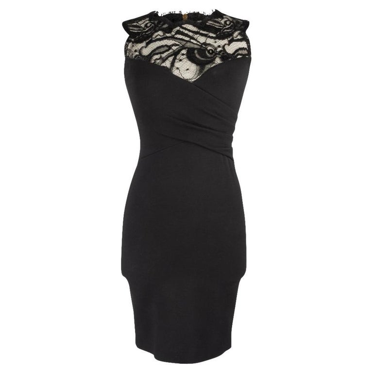 Emilio Pucci Lace Neckline Rear Zipper Dress For Sale at 1stDibs ...