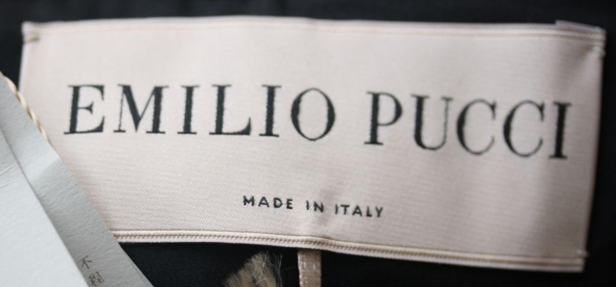 Emilio Pucci Leather-Panelled Stretch-Mesh Mini Dress 1