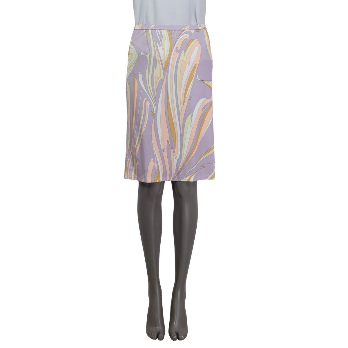 lilac silk skirt