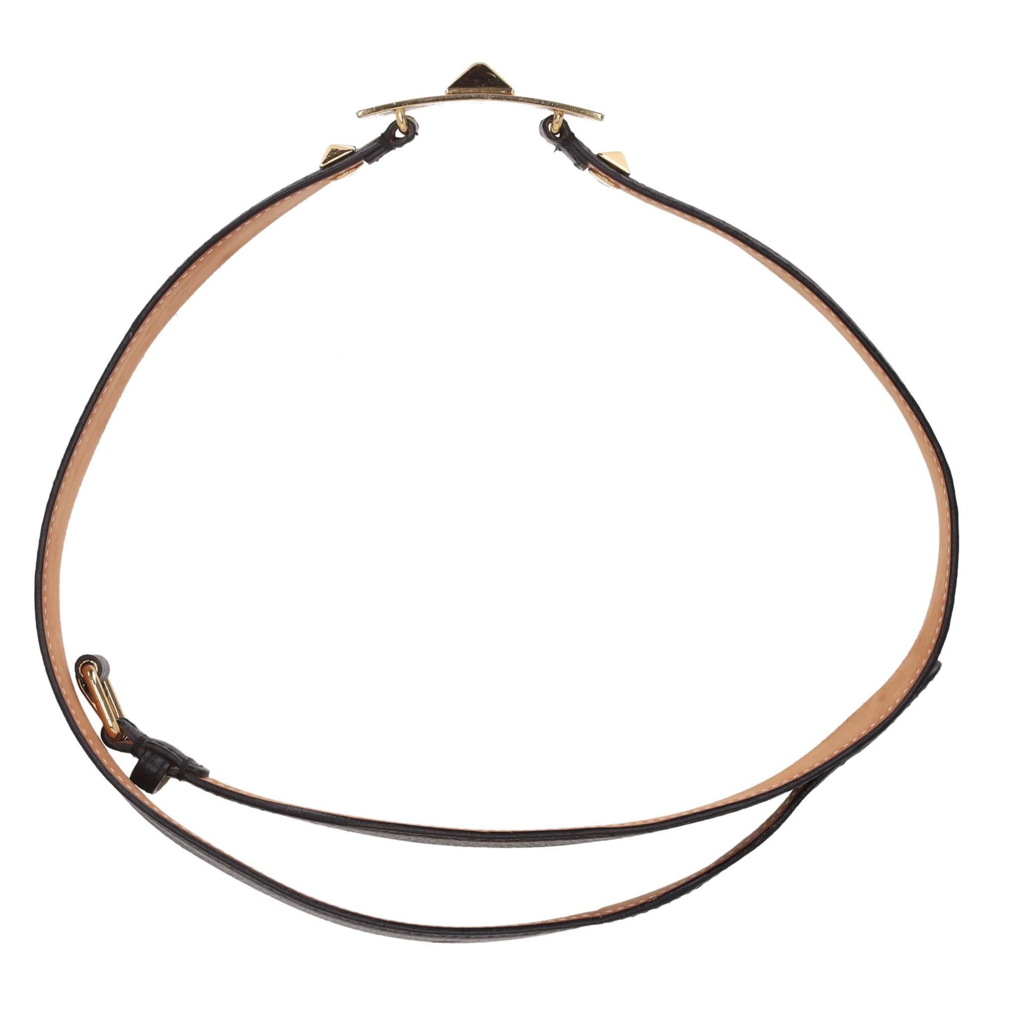Emilio Pucci Logo Buckle Leather Belt In Good Condition For Sale In London, GB