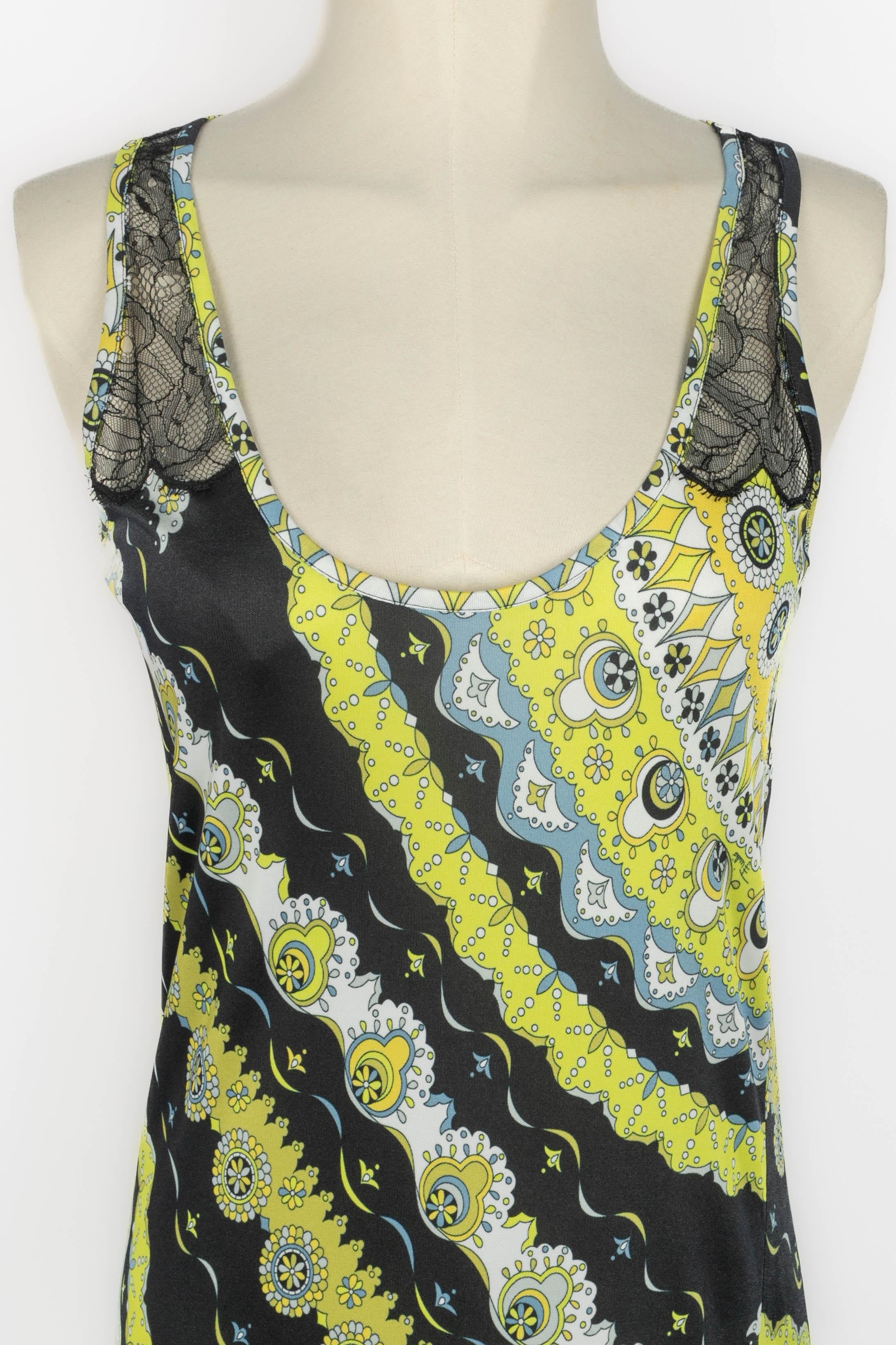 White Emilio Pucci long dress 2012 For Sale