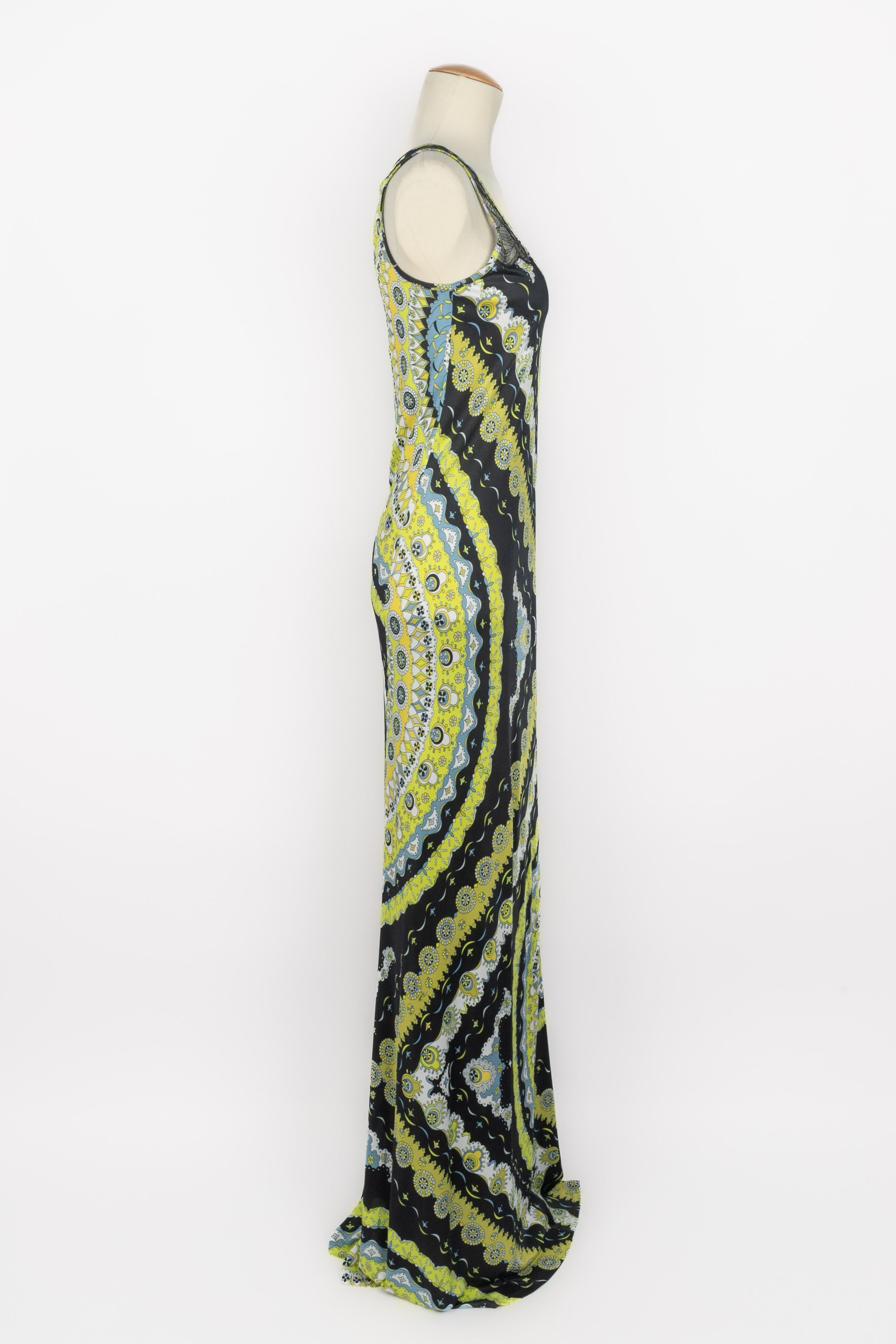 Emilio Pucci long dress 2012 In Excellent Condition For Sale In SAINT-OUEN-SUR-SEINE, FR