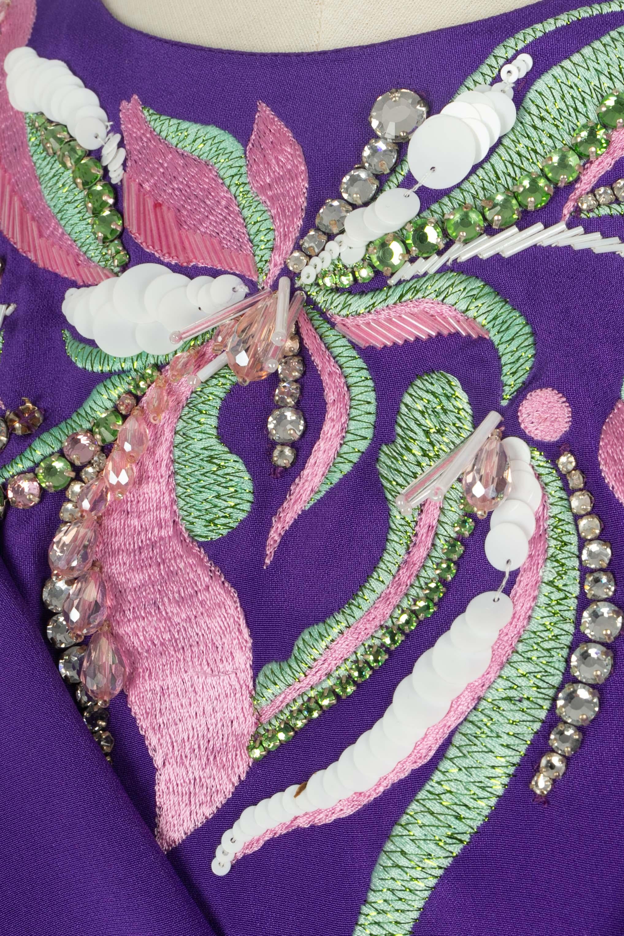 Emilio Pucci Long silk dress For Sale 5