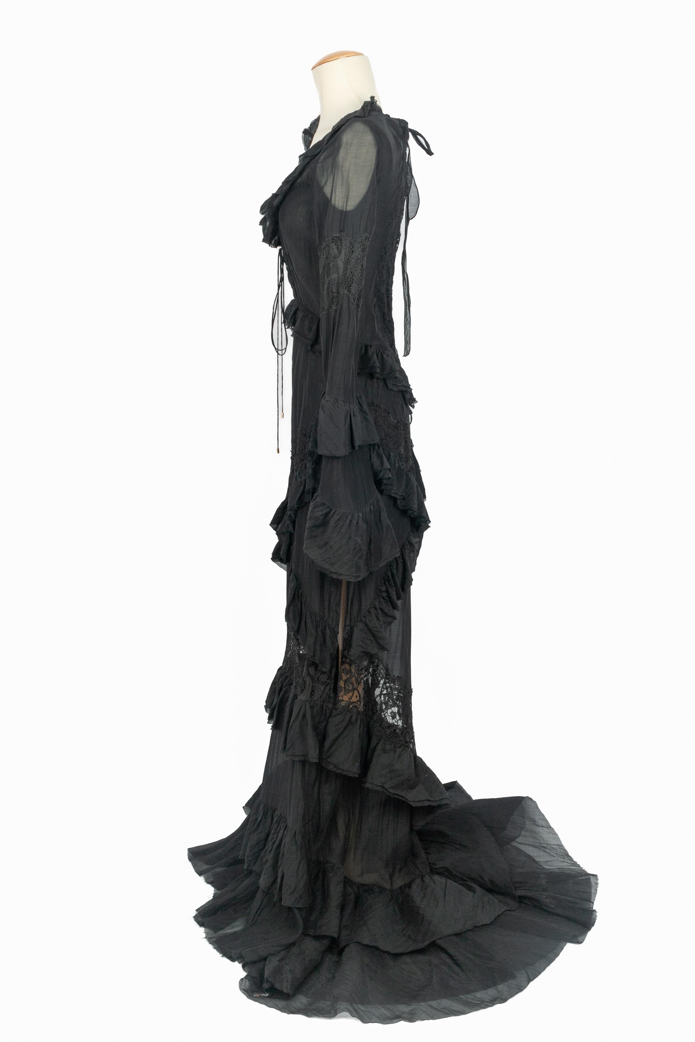 Robe longue en soie Emilio Pucci en vente 6
