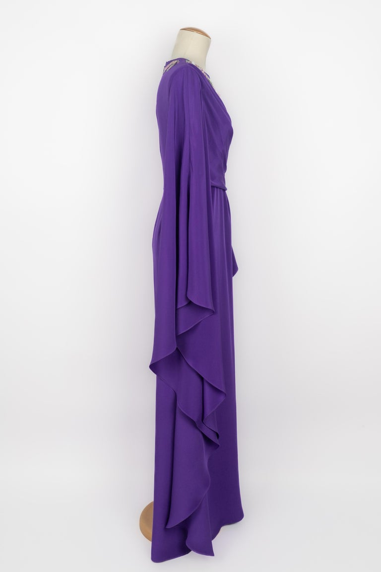 emilio pucci long dress Printed Cowl Neck Long Dress