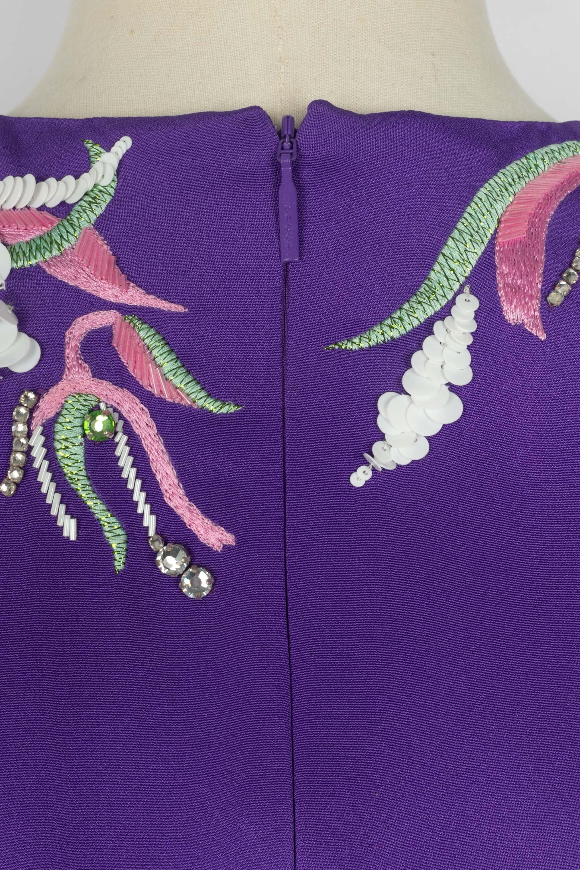 Emilio Pucci Long silk dress For Sale 1