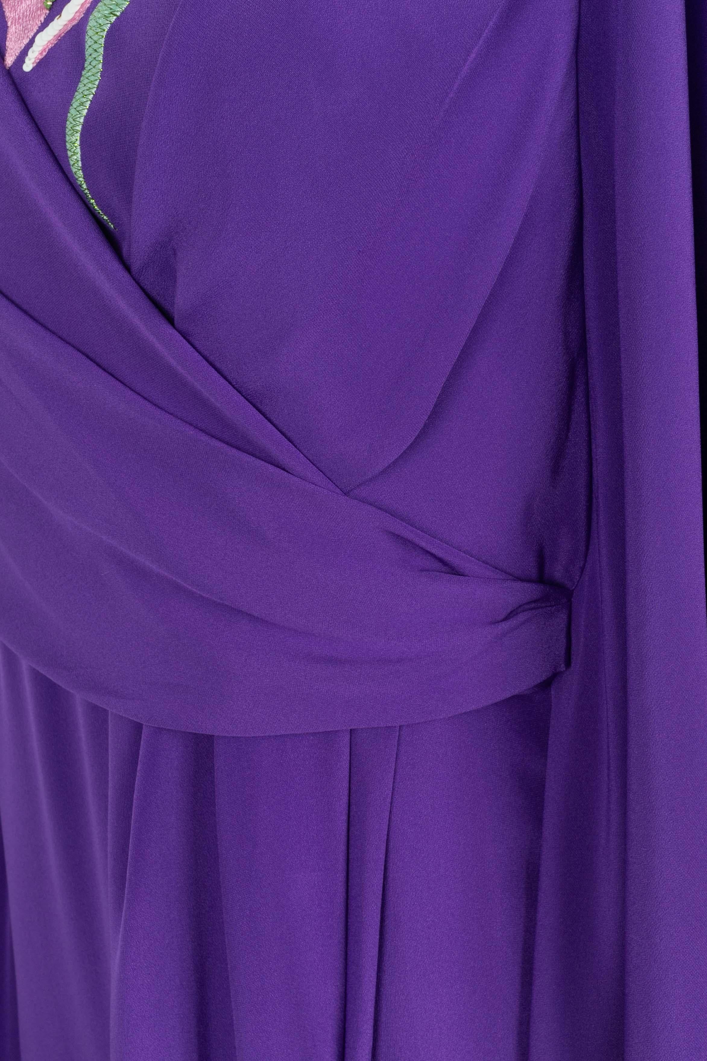 Emilio Pucci Long silk dress For Sale 4