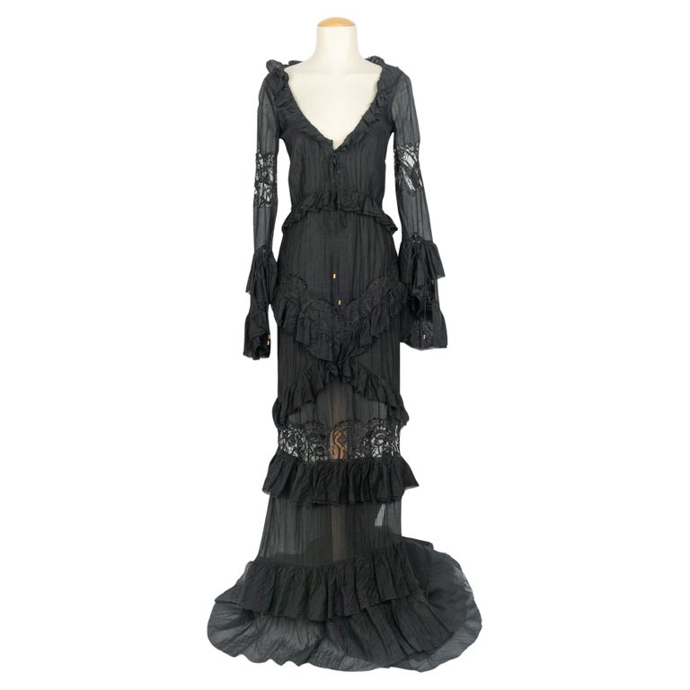 pucci dress sale UNWORN Emilio Pucci Embroidered Signature Print Embellished Tunic Midi Dress 40