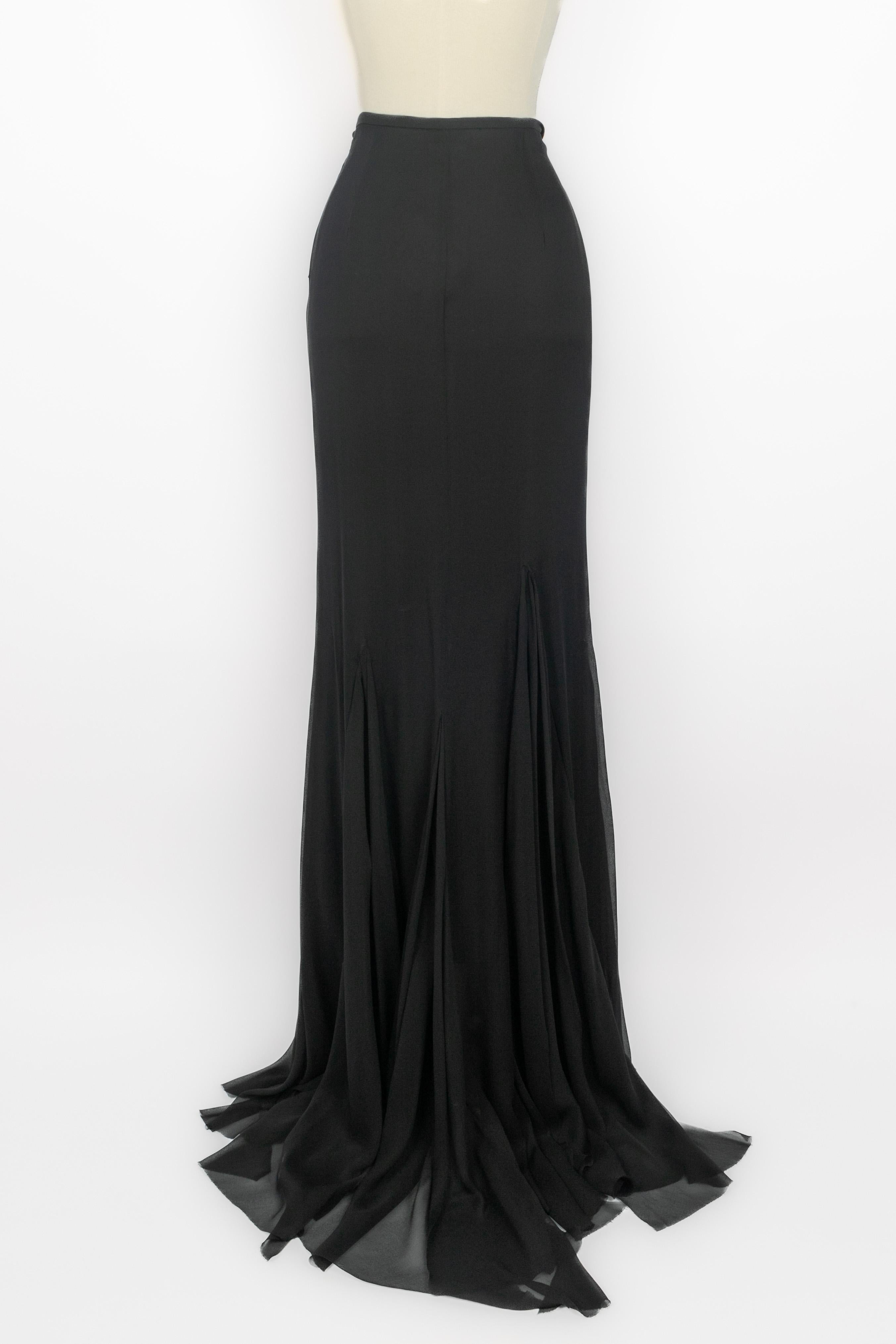 Emilio Pucci long skirt In Excellent Condition For Sale In SAINT-OUEN-SUR-SEINE, FR
