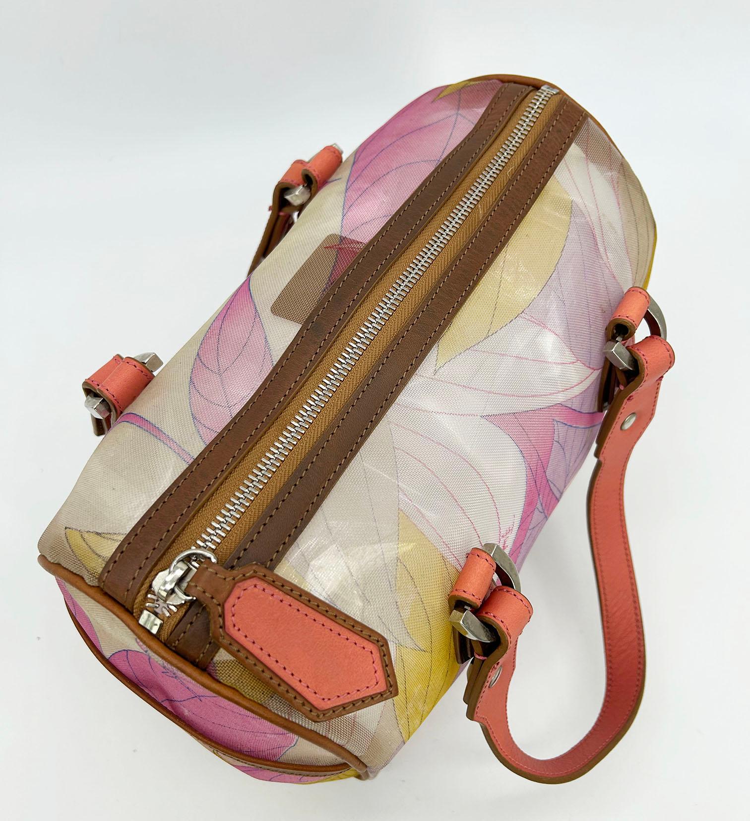 Emilio Pucci Mesh Print Speedy Handbag For Sale 2