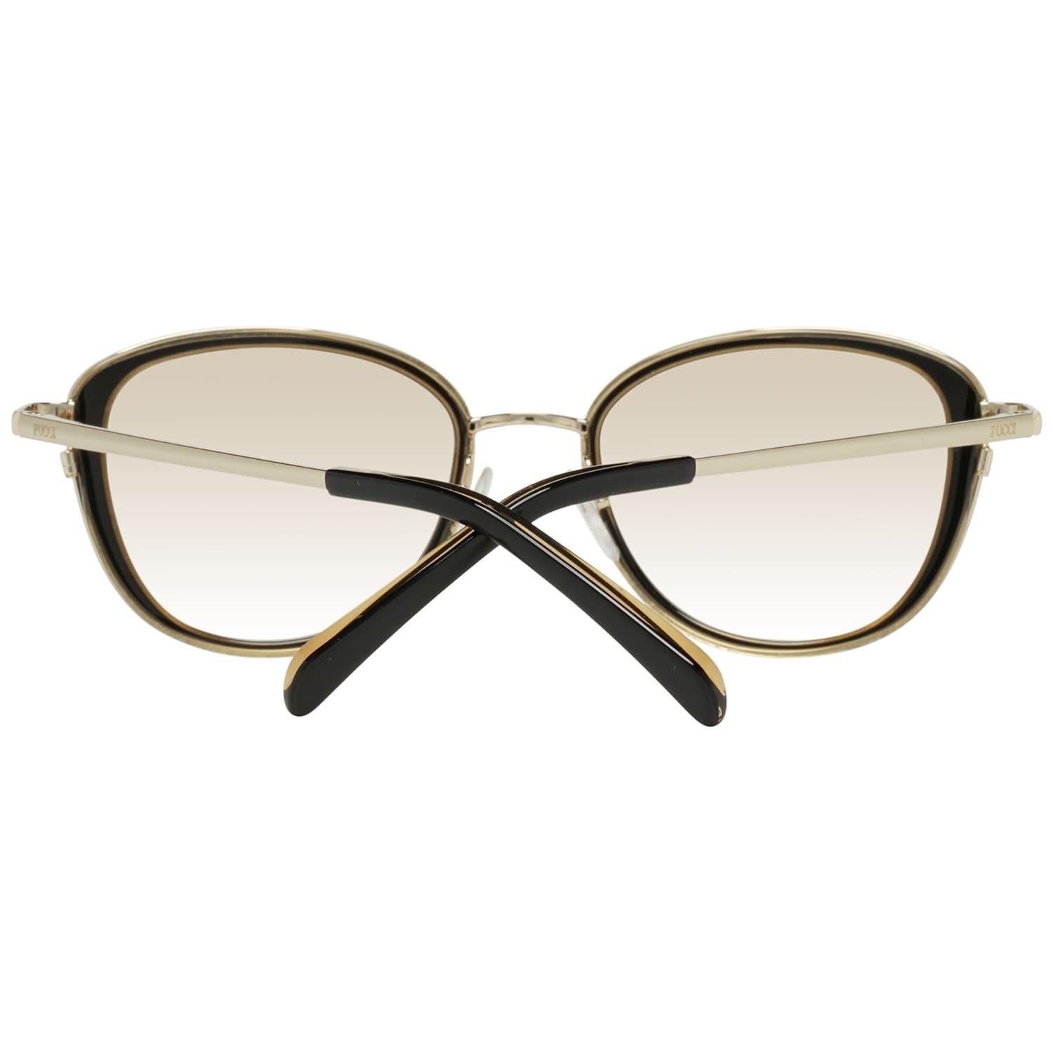 Beige Emilio Pucci Mint Women Black Sunglasses EP0047-O 5203F 52-19-143 mm