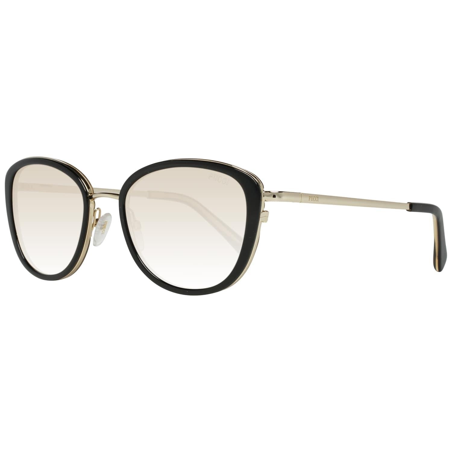 Emilio Pucci Mint Women Black Sunglasses EP0047-O 5203F 52-19-143 mm 1