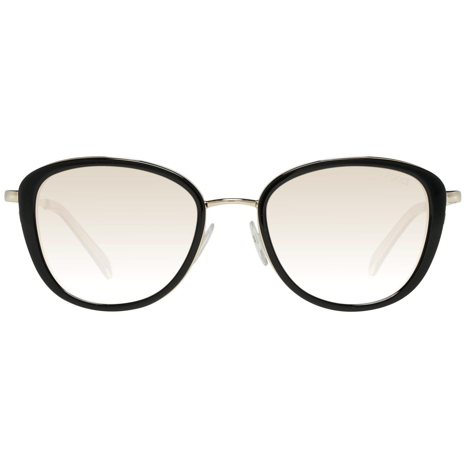 Emilio Pucci Mint Women Black Sunglasses EP0047-O 5203F 52-19-143 mm