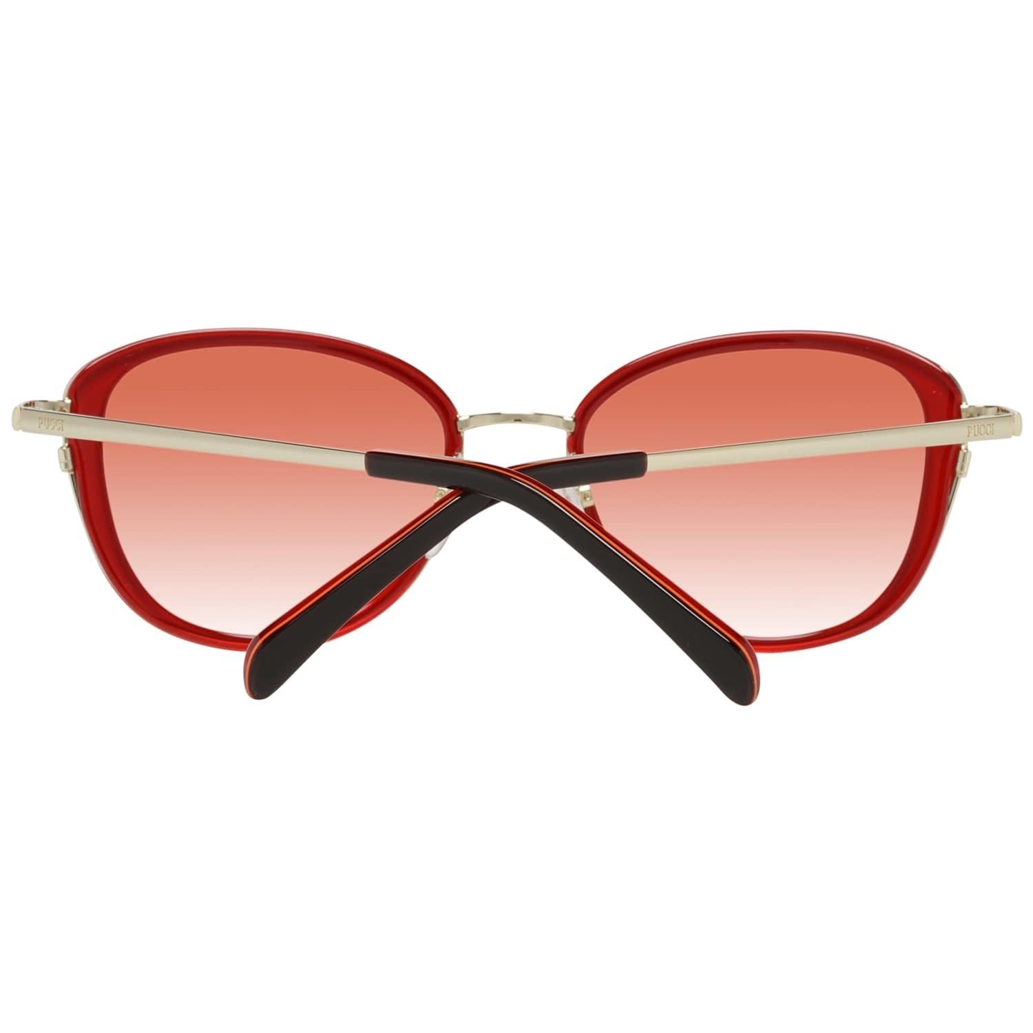 Orange Emilio Pucci Mint Women Black Sunglasses EP0047-O 5205T 52-19-143 mm