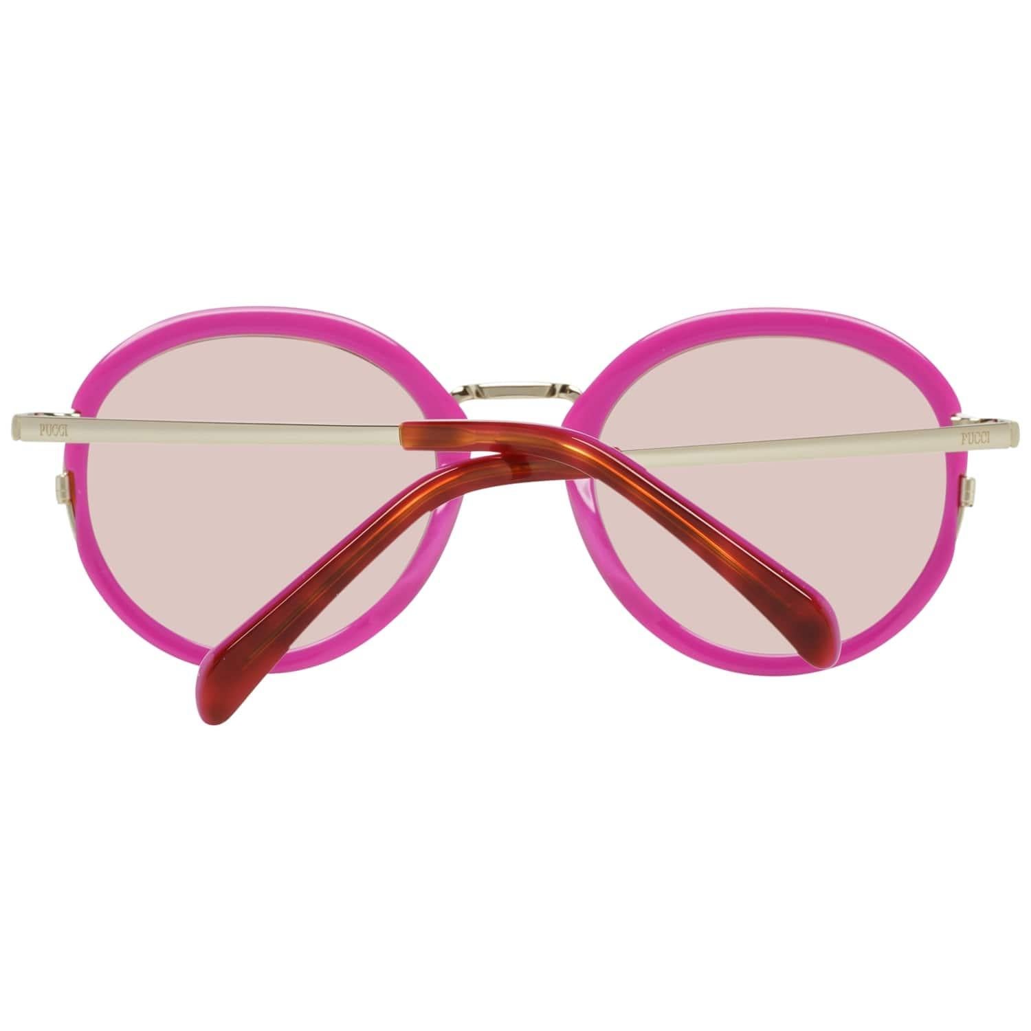 Beige Emilio Pucci Mint Women Brown Sunglasses EP0046-O 4955Y 49-20-132 mm