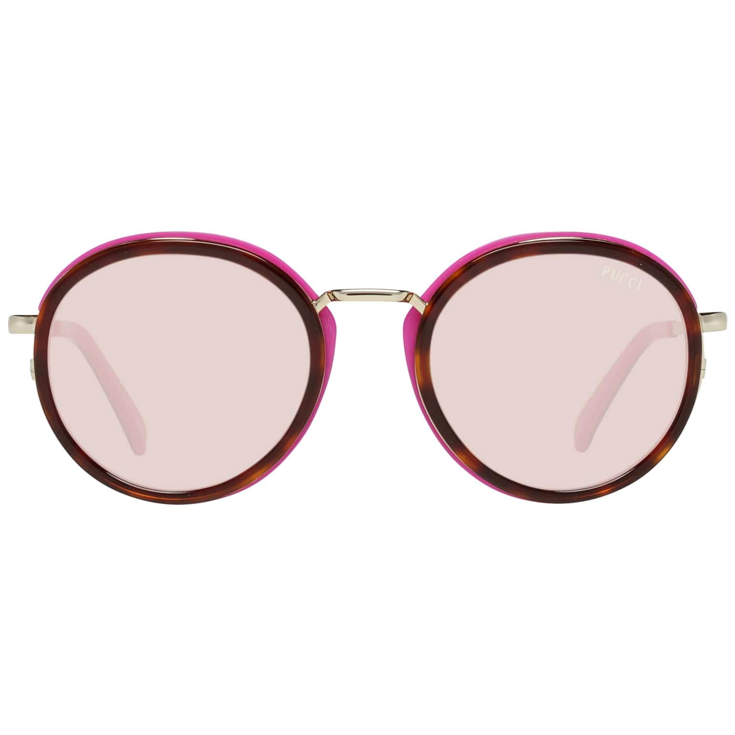 Emilio Pucci Mint Women Brown Sunglasses EP0046-O 4955Y 49-20-132 mm