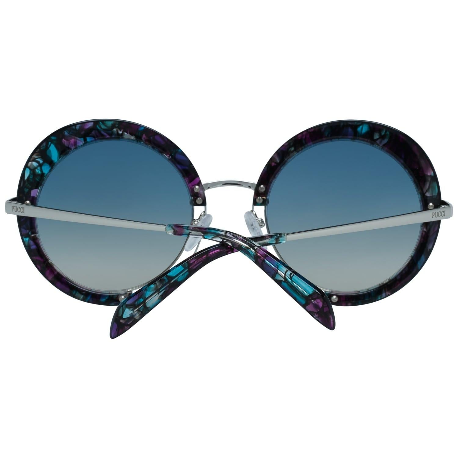 Gray Emilio Pucci Mint Women Multicolor Sunglasses EP0114 5455P 54-24-148 mm