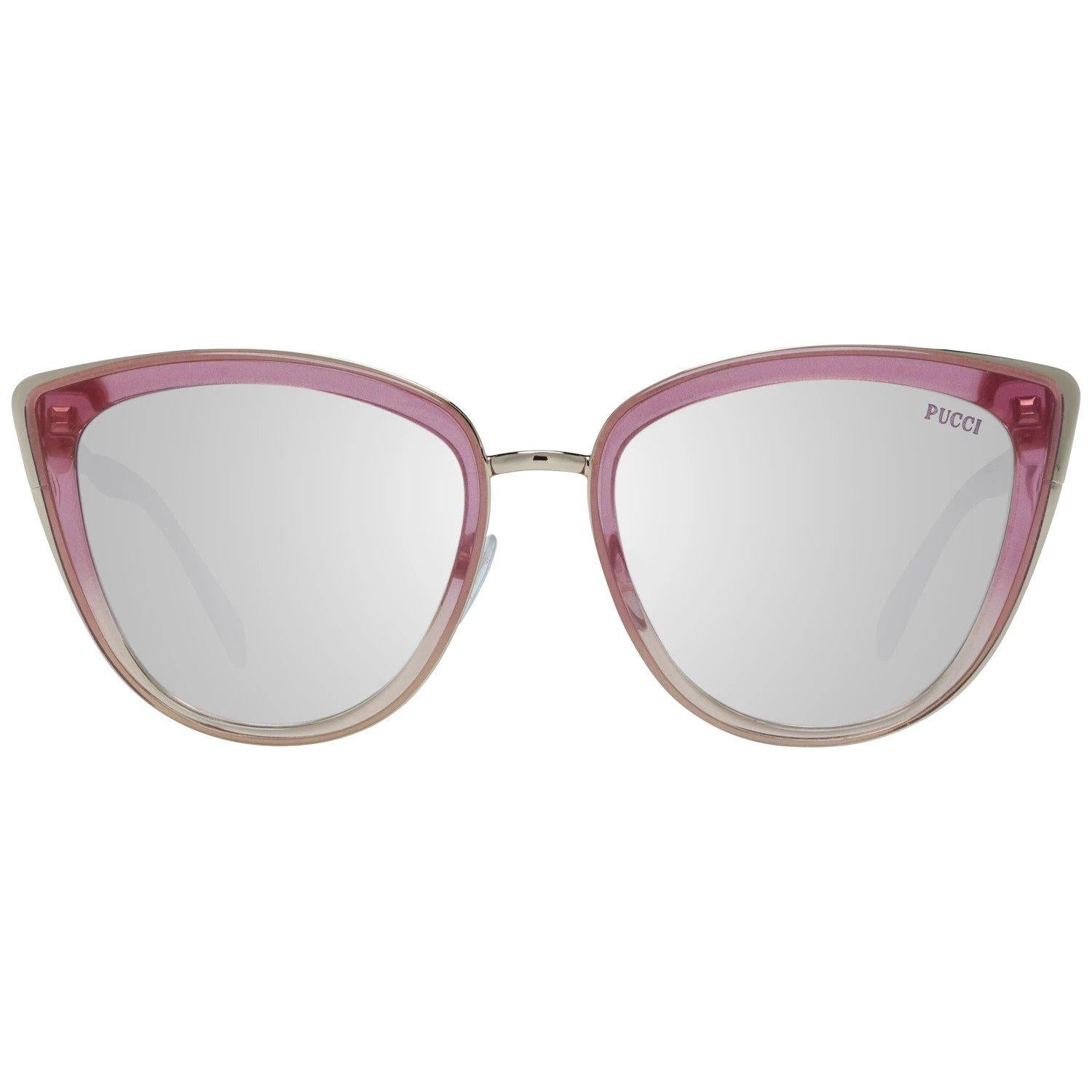 Emilio Pucci Mint Women Pink Sunglasses EP0092 5574G 55-19-145 mm In Excellent Condition In Rome, Rome